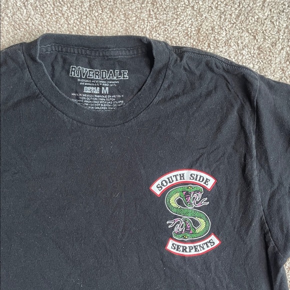 South Side Serpents Black Tee - Picture 2 of 4